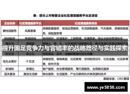 提升国足竞争力与容错率的战略路径与实践探索