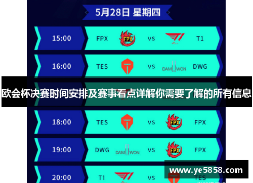 欧会杯决赛时间安排及赛事看点详解你需要了解的所有信息 欧会杯决赛时间安排及赛事看点详解你需要了解的所有信息