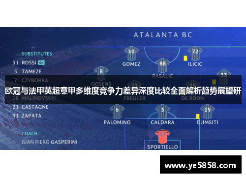 欧冠与法甲英超意甲多维度竞争力差异深度比较全面解析趋势展望研 欧冠与法甲英超意甲多维度竞争力差异深度比较全面解析趋势展望研